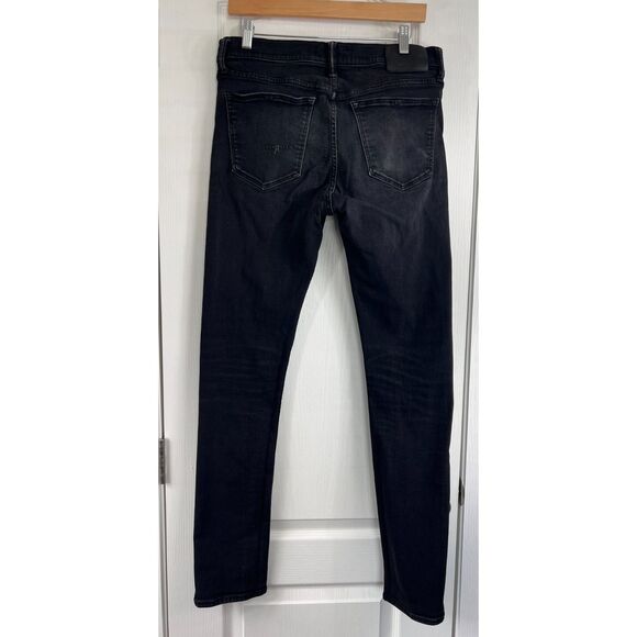 The Rising Sun MFG Co. Men's Skinny Fit Black Jeans Stretch Cotton Size 33 - Picture 2 of 10